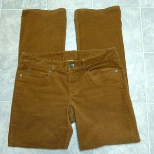 JCrew Brown Tan Corduroy pants Women 34 x 33 L